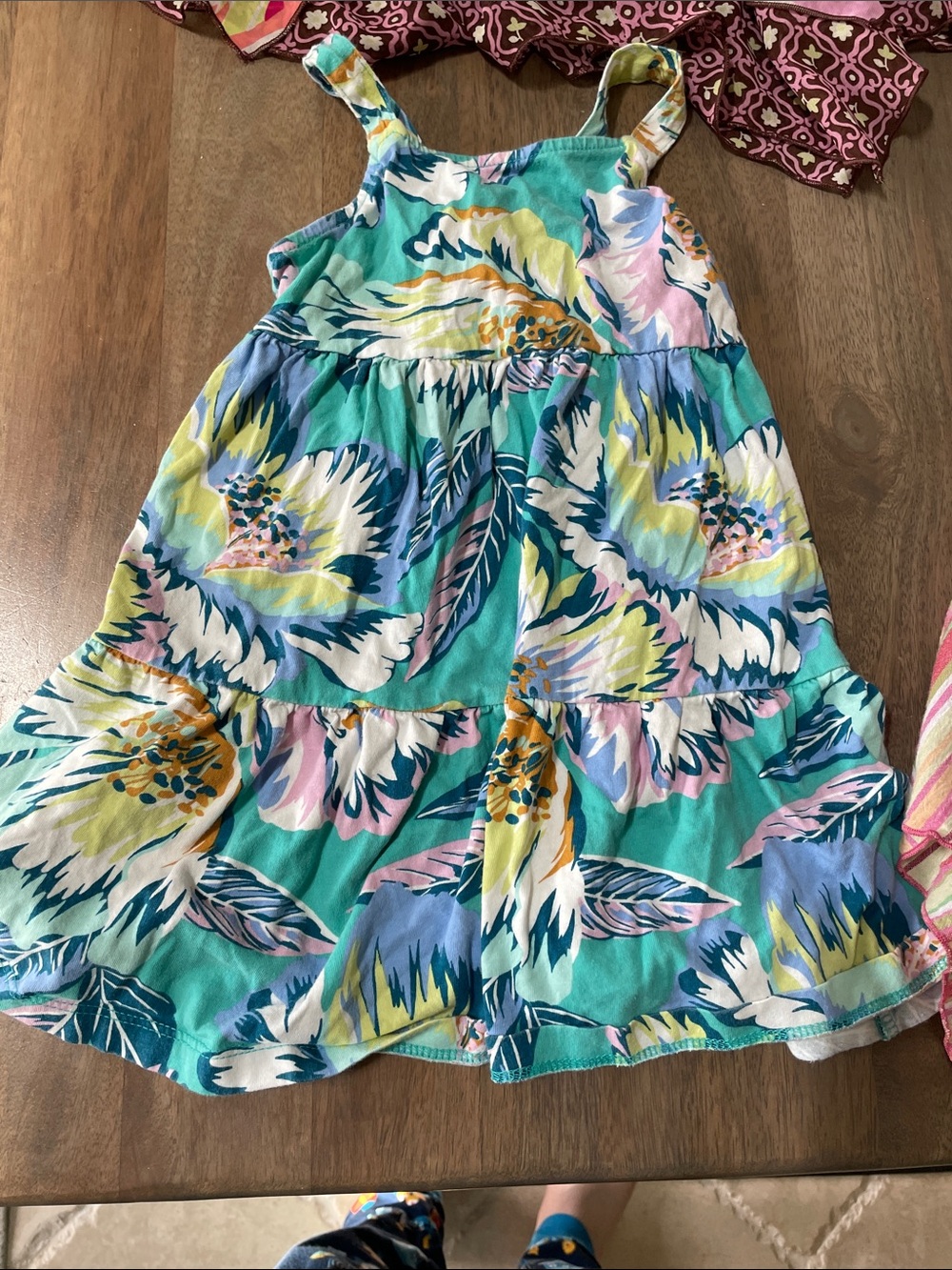 Girls Spring/Summer 4t Dress Bundle with shorts - Bright Floral & Pink Styles